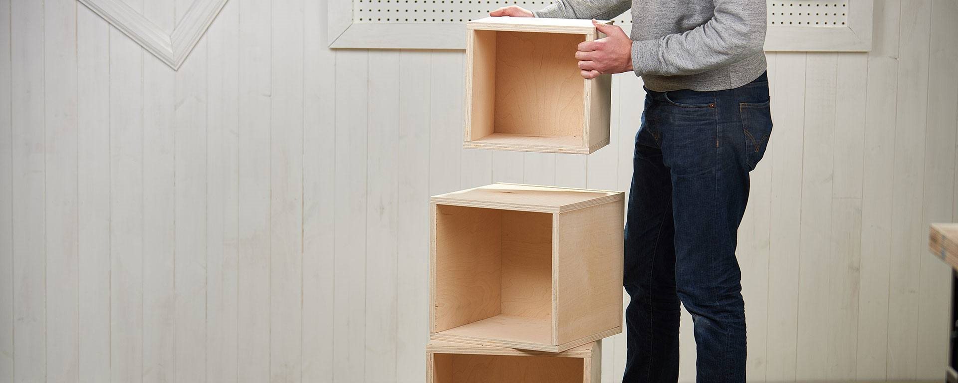 How to make stacking storage boxes